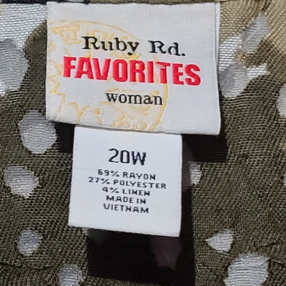 Ruby Rd Favorites Lightweight Zip Up Jacket Size 20 - Picture 2 of 10